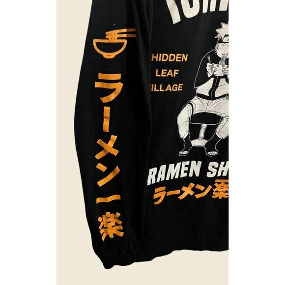 NARUTO SHIPPUDEN Hidden Leaf Village Ichiraku Ramen Shop Longsleeve Shirt Size L - Picture 4 of 6